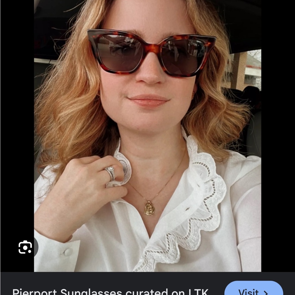 *SOLD* Madewell Pierport Tortoise Shell Sunglasses - Picture 5 of 5